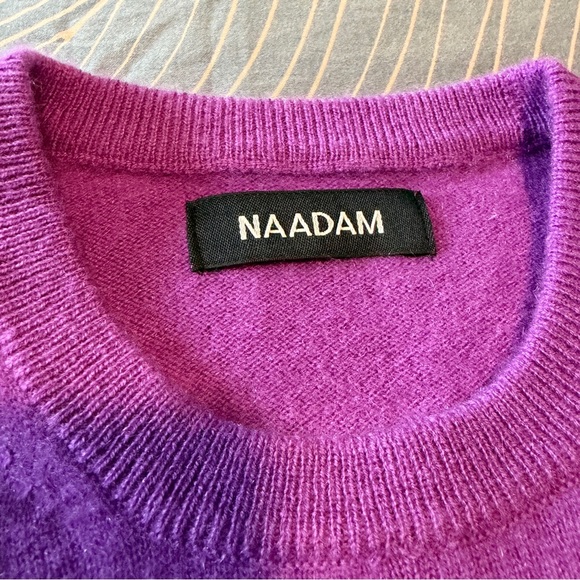 Purple Cashmere Sweater - Picture 4 of 8